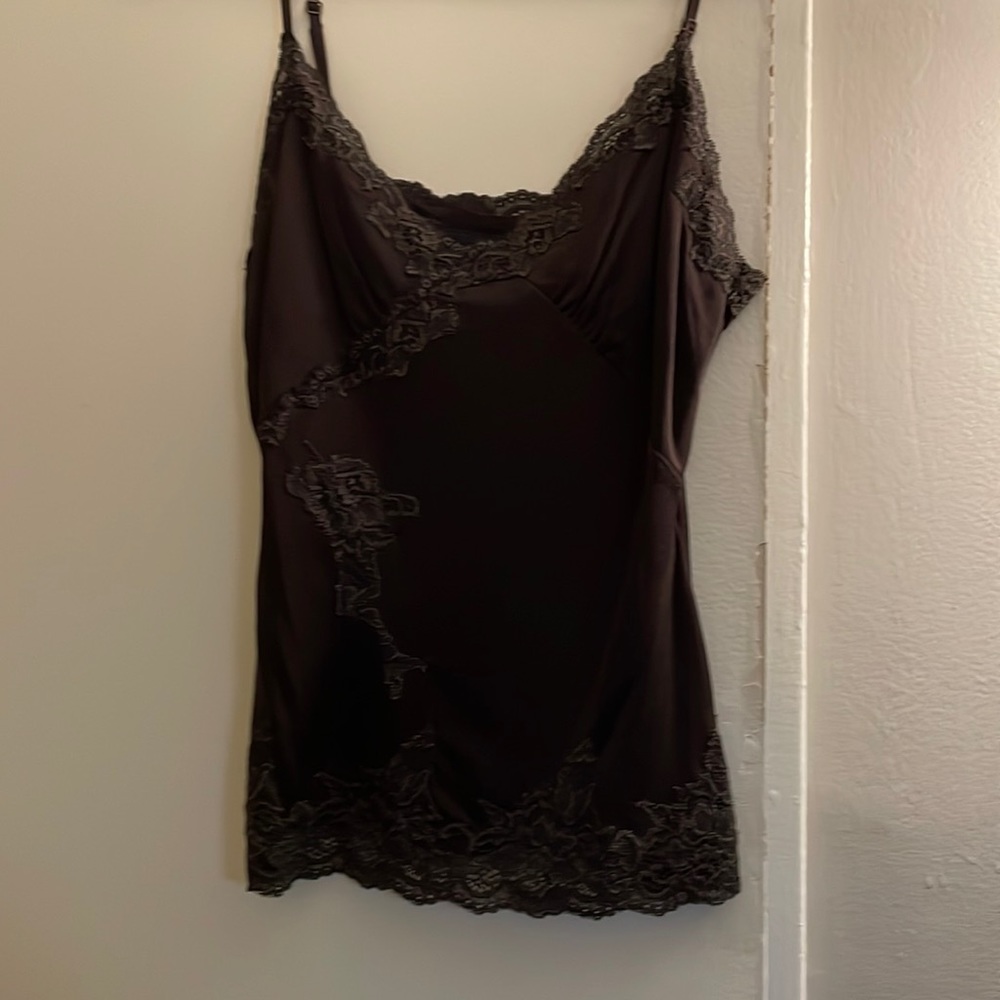 The Limited brown lingerie/cami top size M